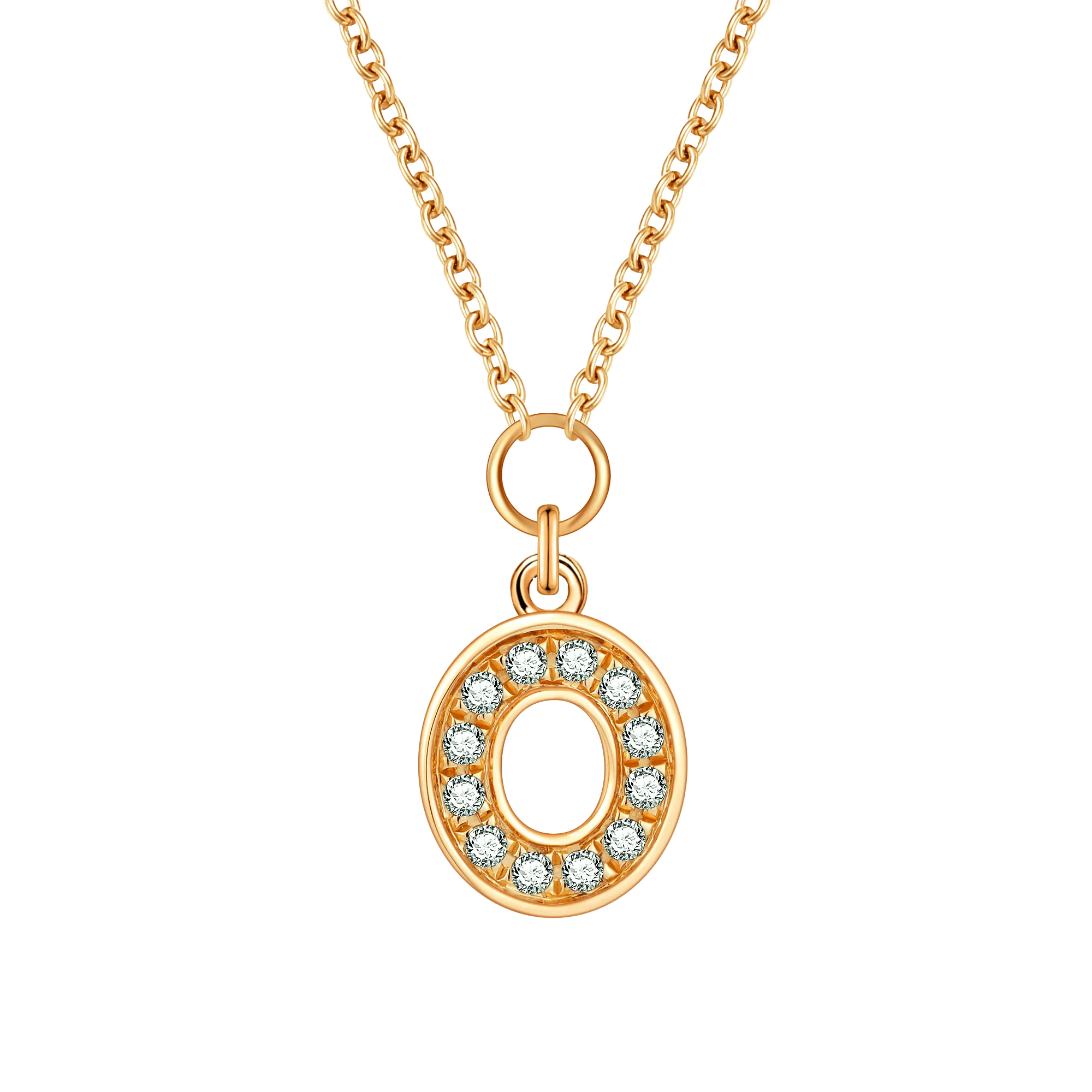 Alphabet LGD pendant necklace