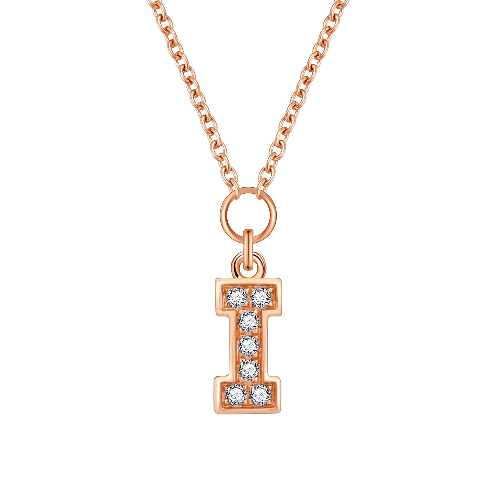 Alphabet LGD pendant necklace