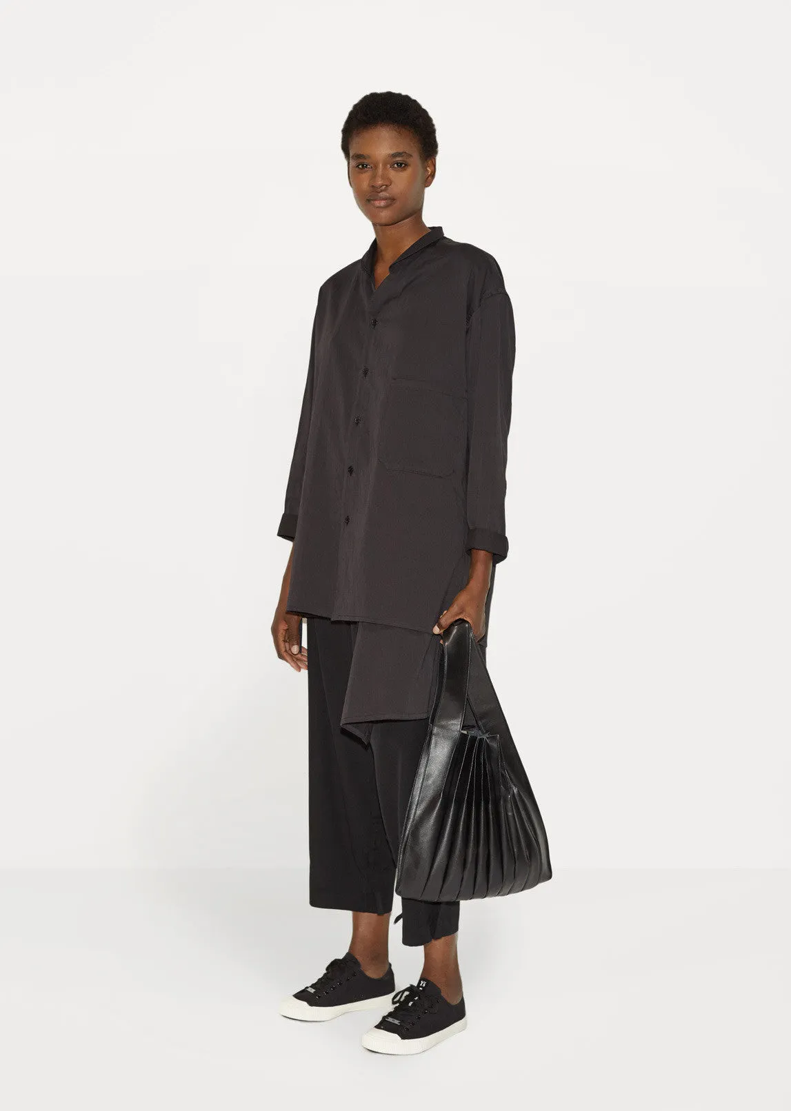 Bellows Pleats Mini Tote