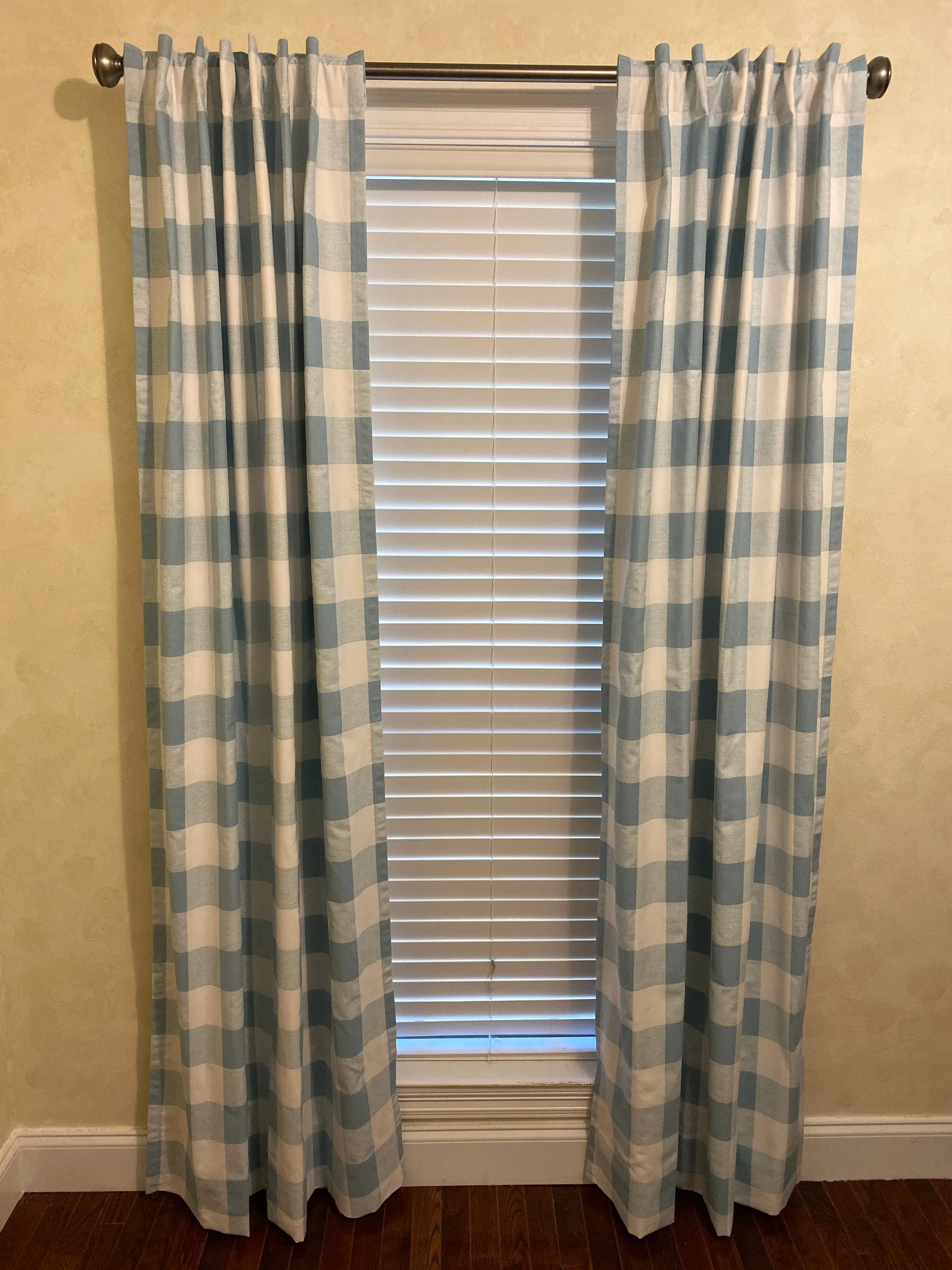 Buffalo Plaid Curtain Panels - Choose Your Color