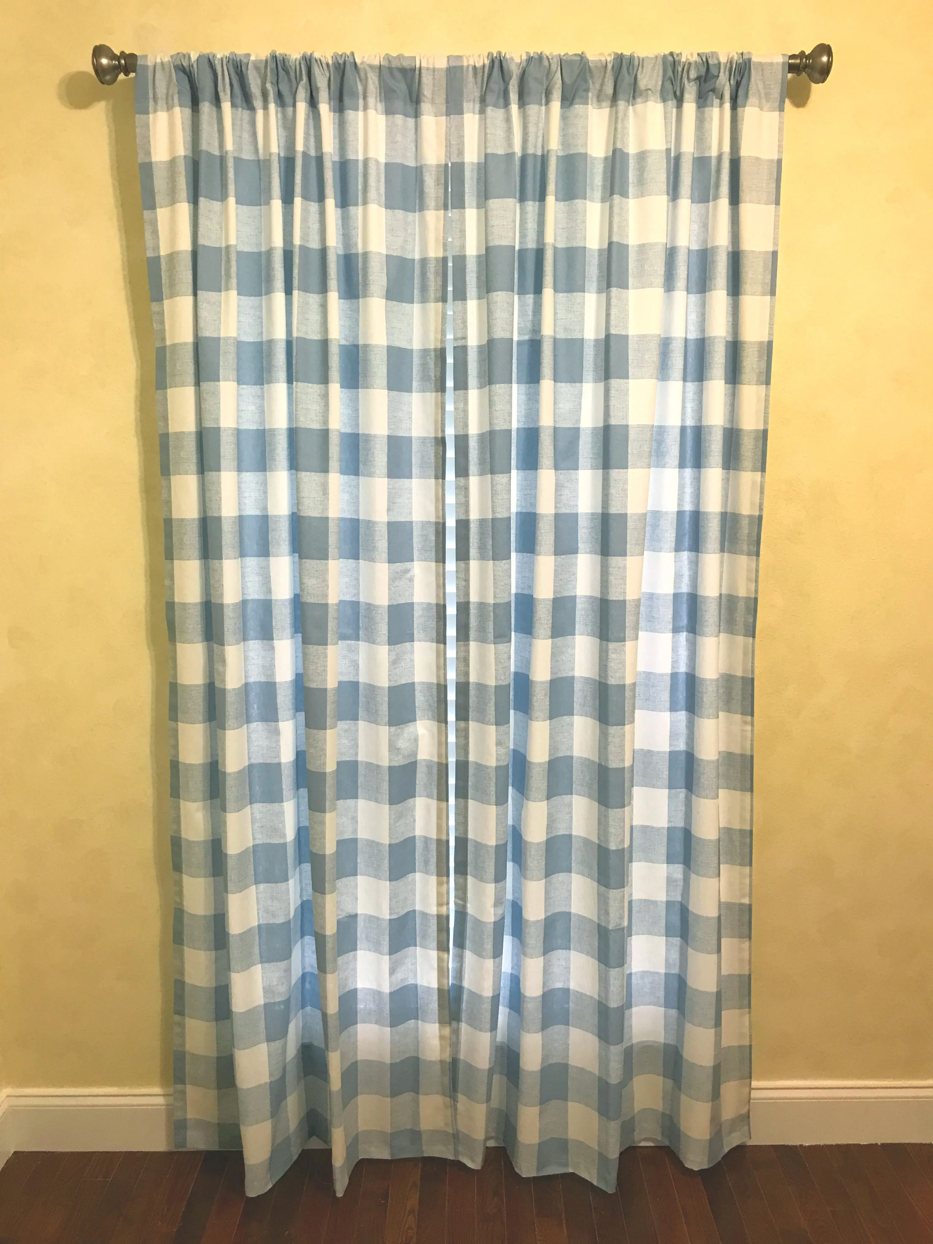 Buffalo Plaid Curtain Panels - Choose Your Color