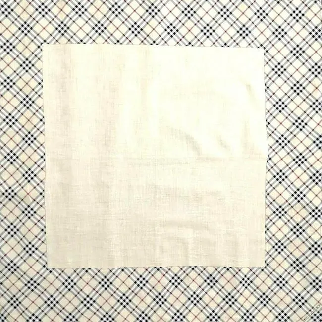Burberry Nova Check Plaid Haymarket Print Cotton Silk Scarf