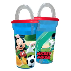 Disney Mickey Childrens Cup with Straw