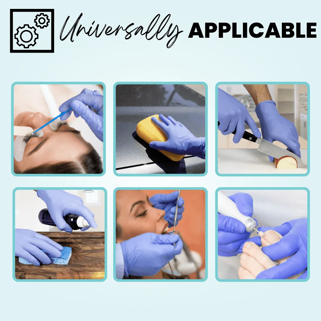 Eco Gloves Biodegradable Nitrile Gloves (4.0 Mil) - BLACK (Case of 10 Boxes)
