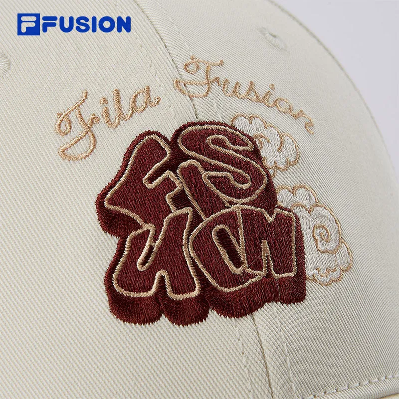 FILA FUSION INLINE FILA FUSION LIFE ACCESSORIES Unisex Baseball Cap (Ash / Red ))