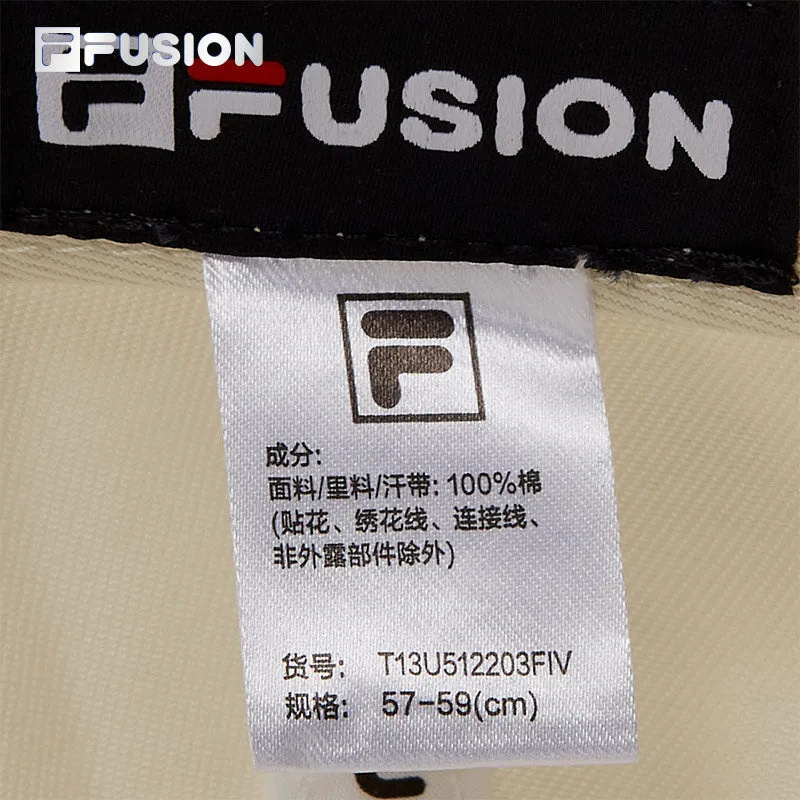 FILA FUSION INLINE FILA FUSION LIFE ACCESSORIES Unisex Baseball Cap (Ash / Red ))