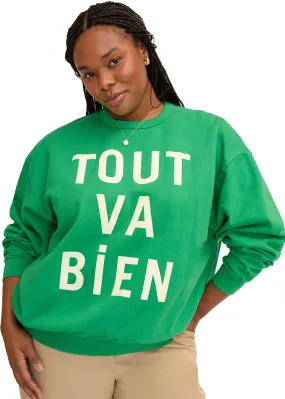 Grand tout va bien oversized sweatshirt in green