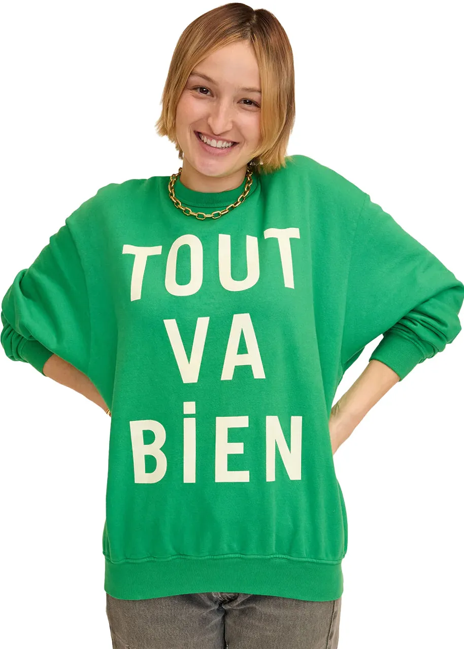 Grand tout va bien oversized sweatshirt in green