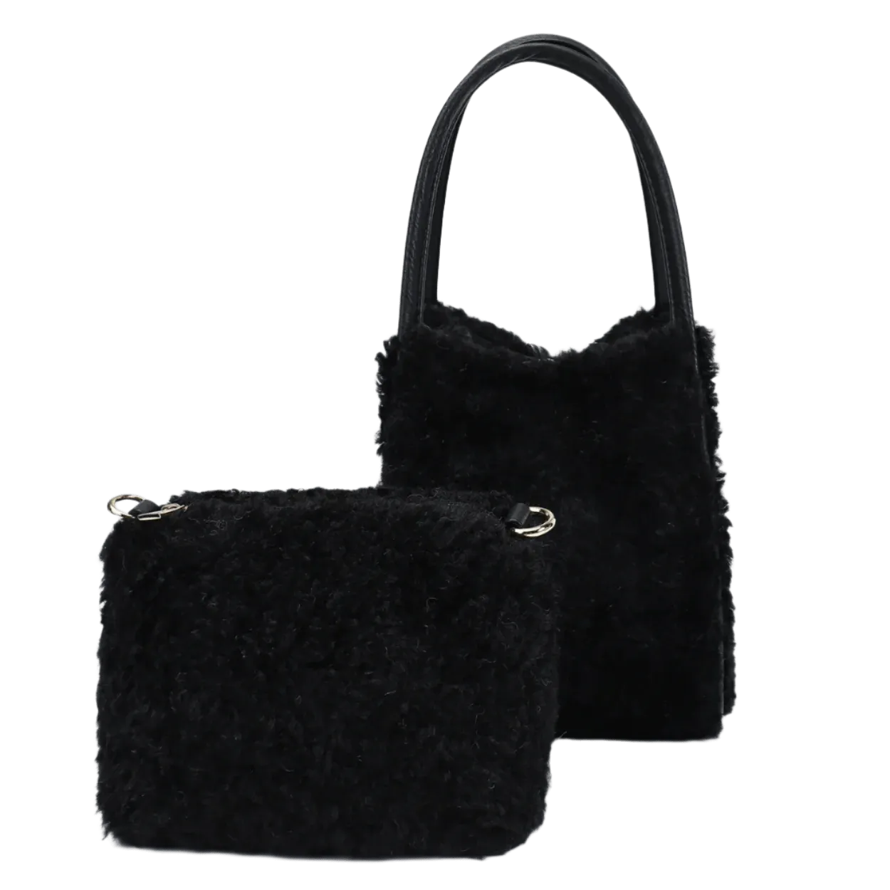 Hollace Mini Shearling Tote