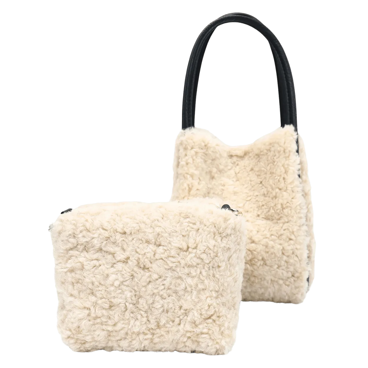 Hollace Mini Shearling Tote