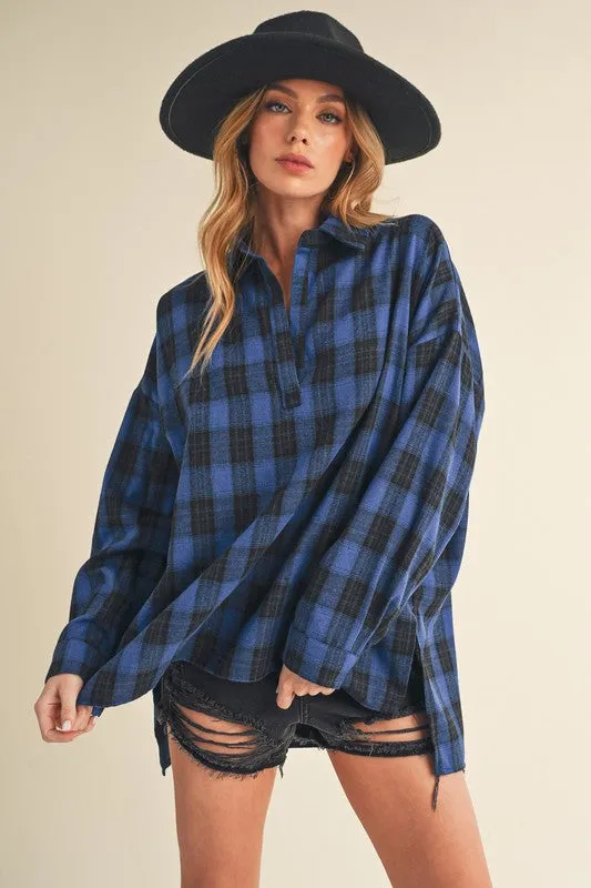 Jax Plaid Top