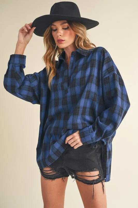 Jax Plaid Top