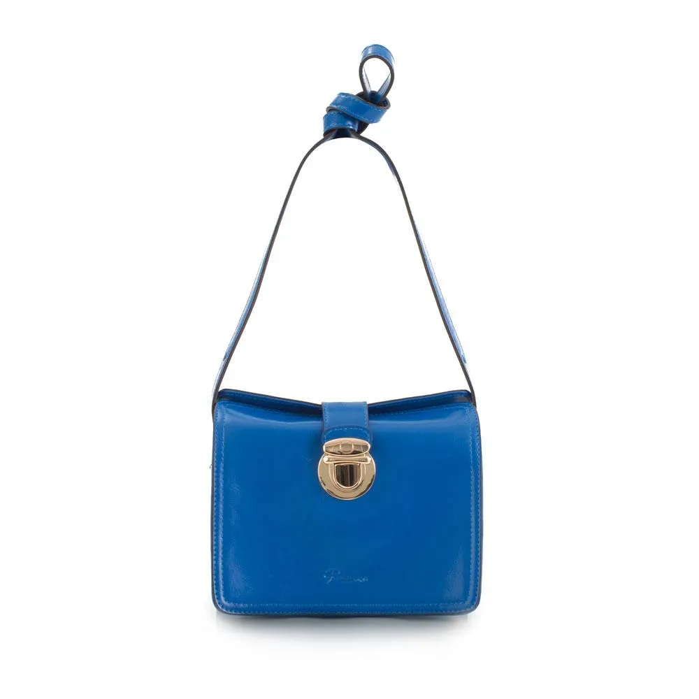 Maui Bay Crossbody w. Tab Lock Closure - Victoria Blue