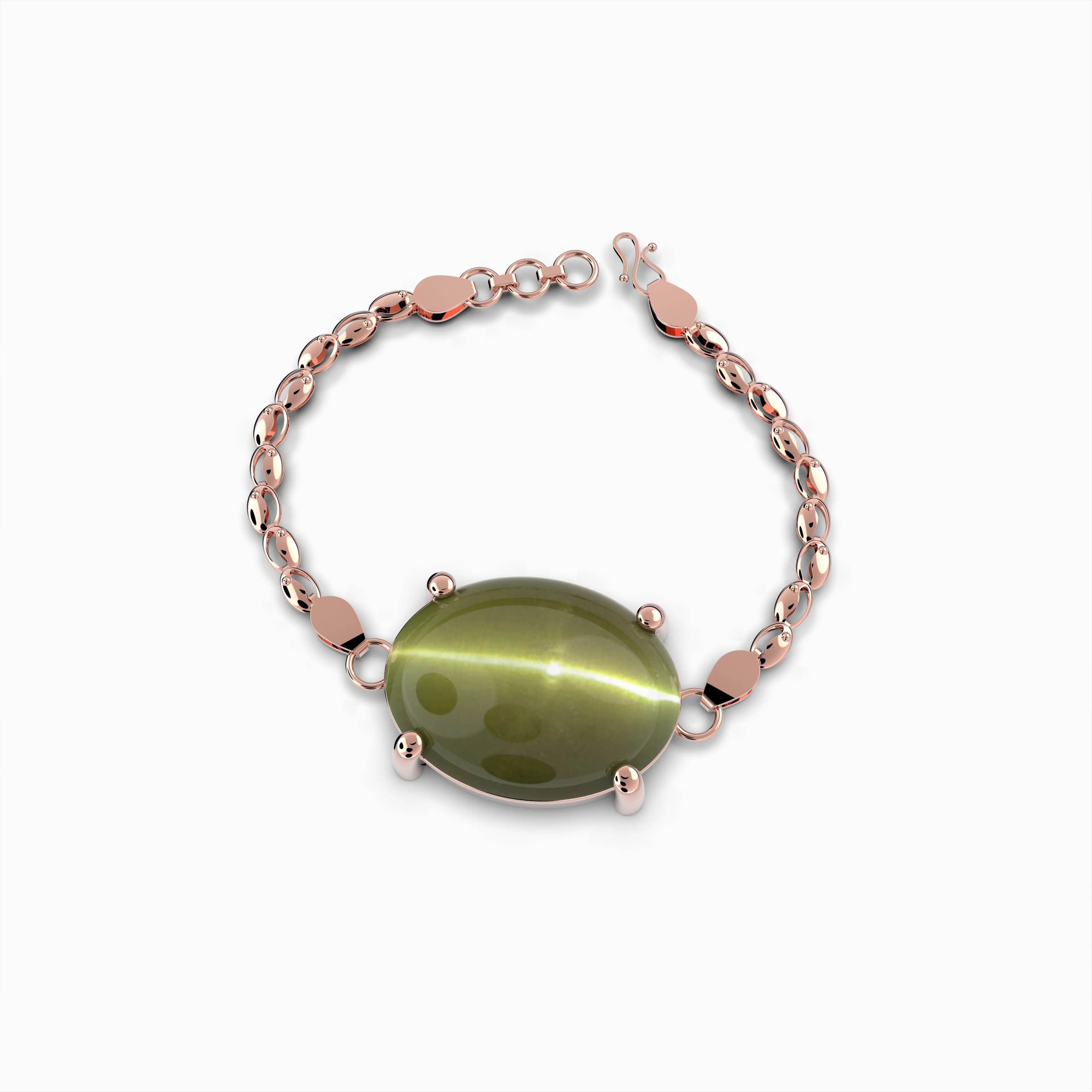 Natural Alexandrite Cats Eye Bracelet - Zoey