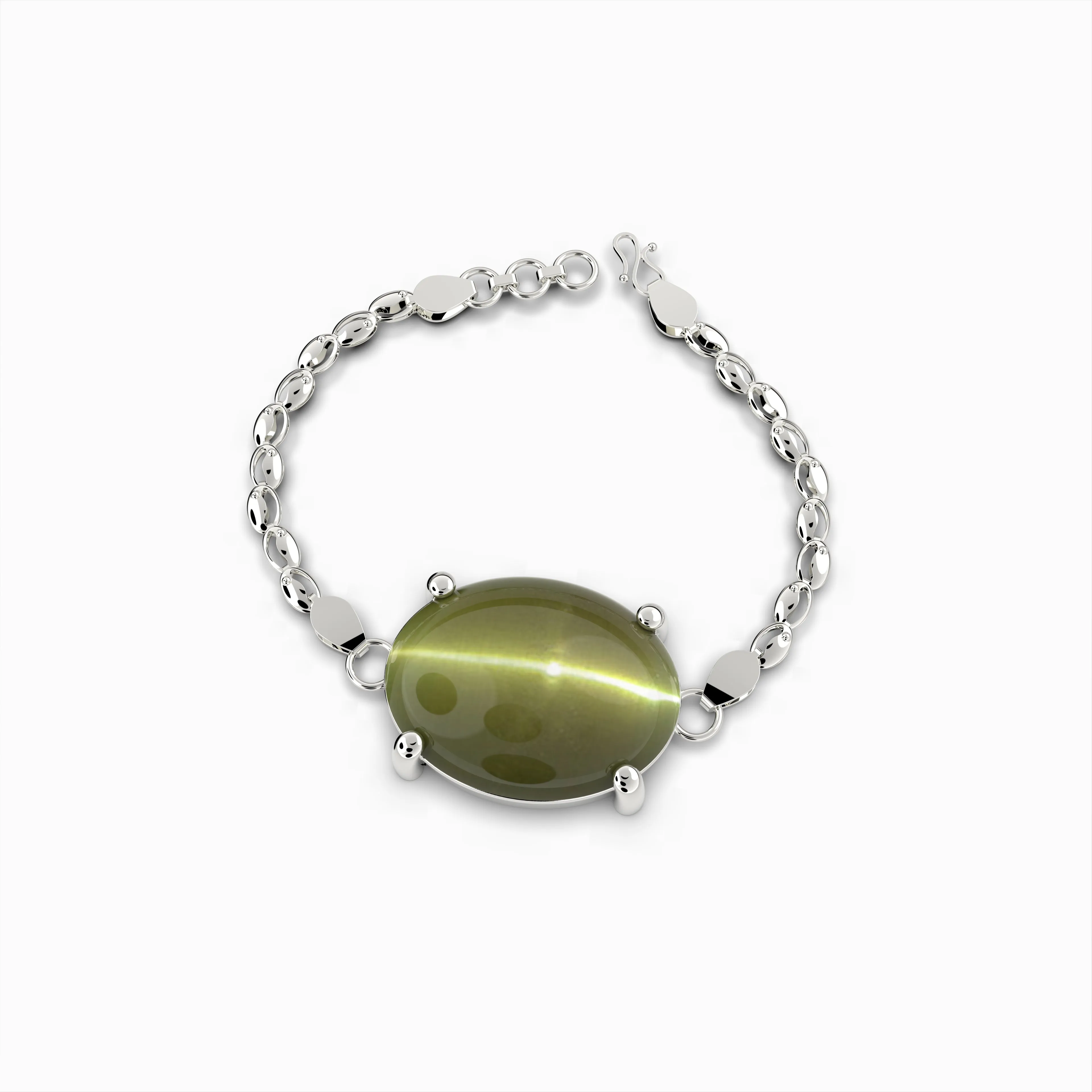 Natural Alexandrite Cats Eye Bracelet - Zoey