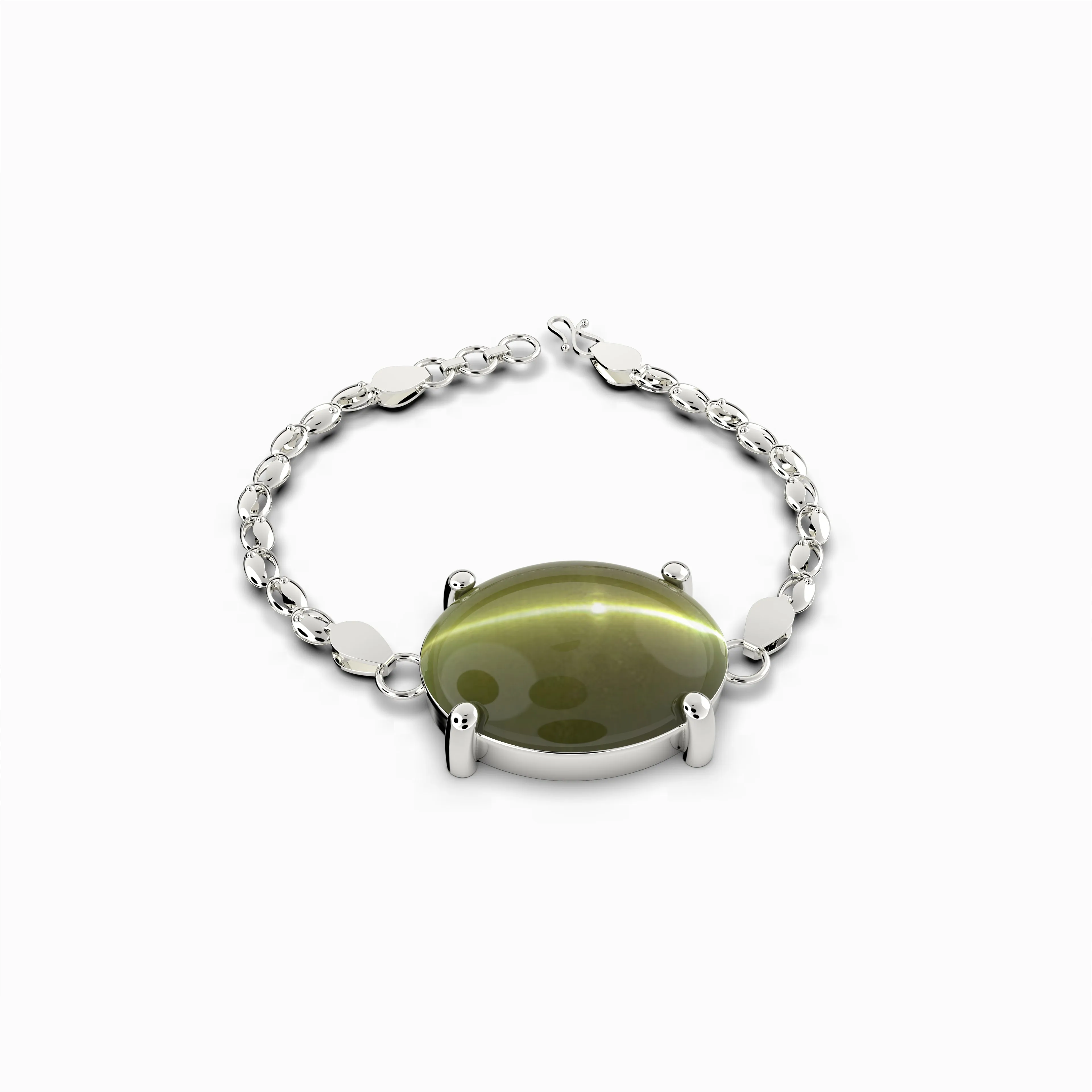 Natural Alexandrite Cats Eye Bracelet - Zoey