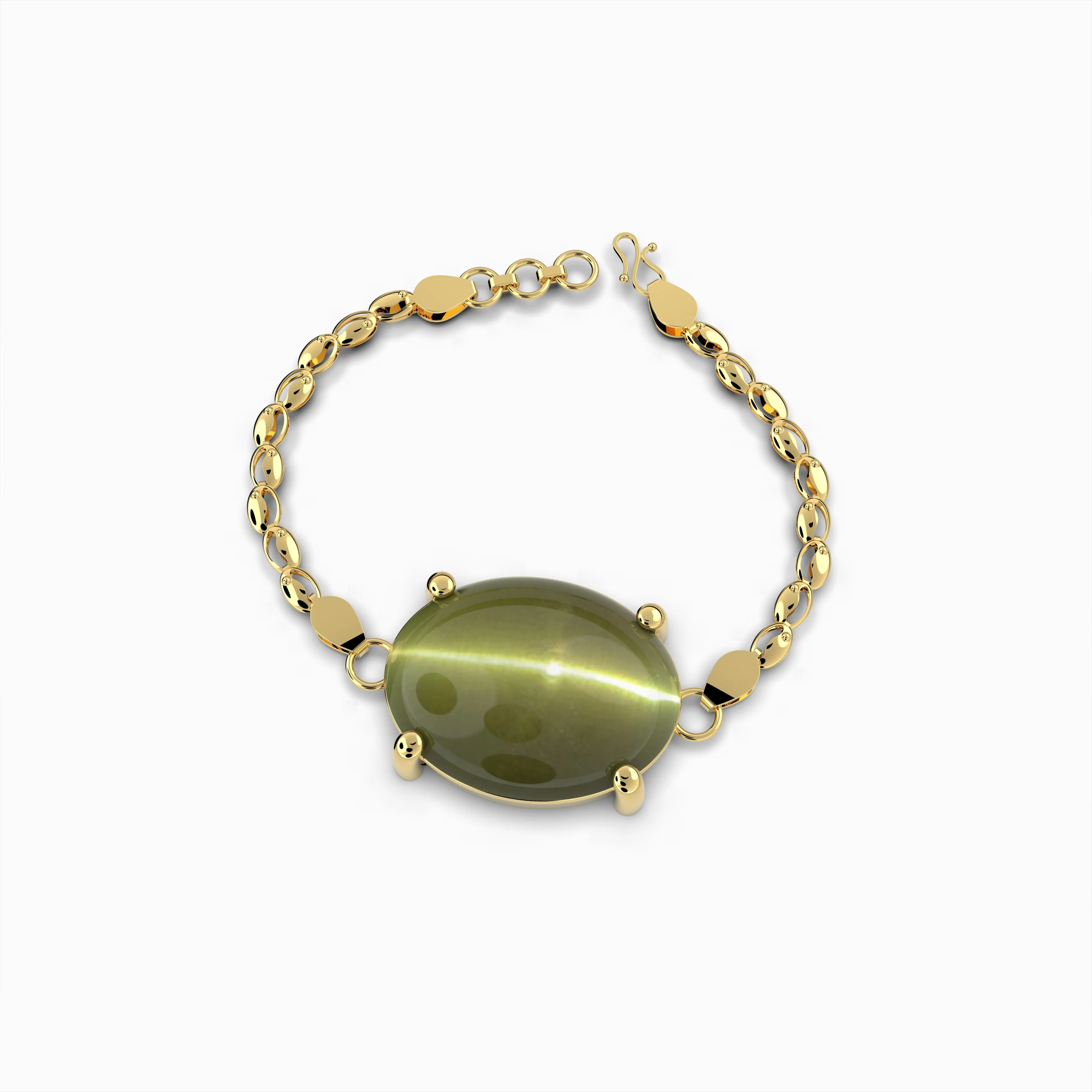 Natural Alexandrite Cats Eye Bracelet - Zoey