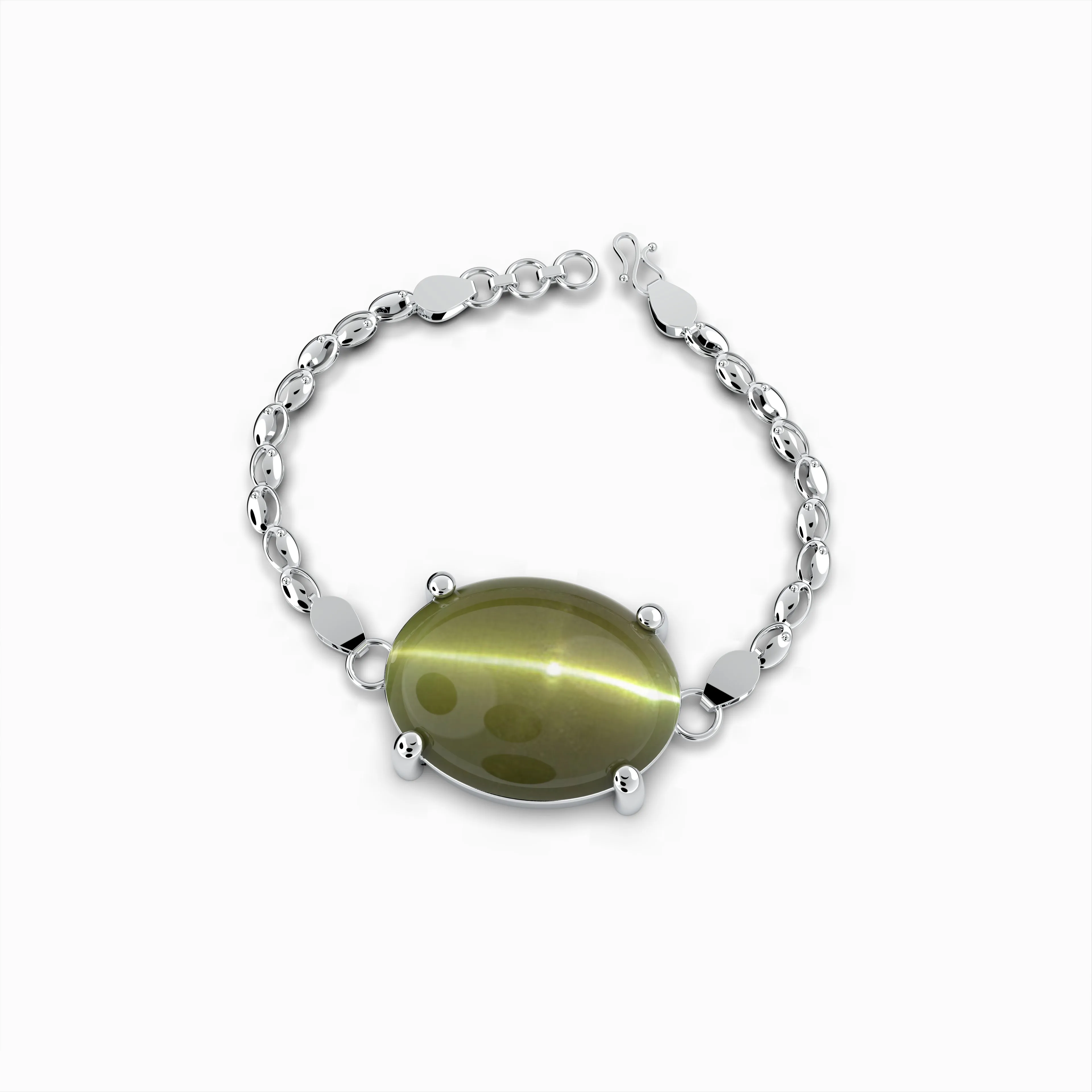 Natural Alexandrite Cats Eye Bracelet - Zoey