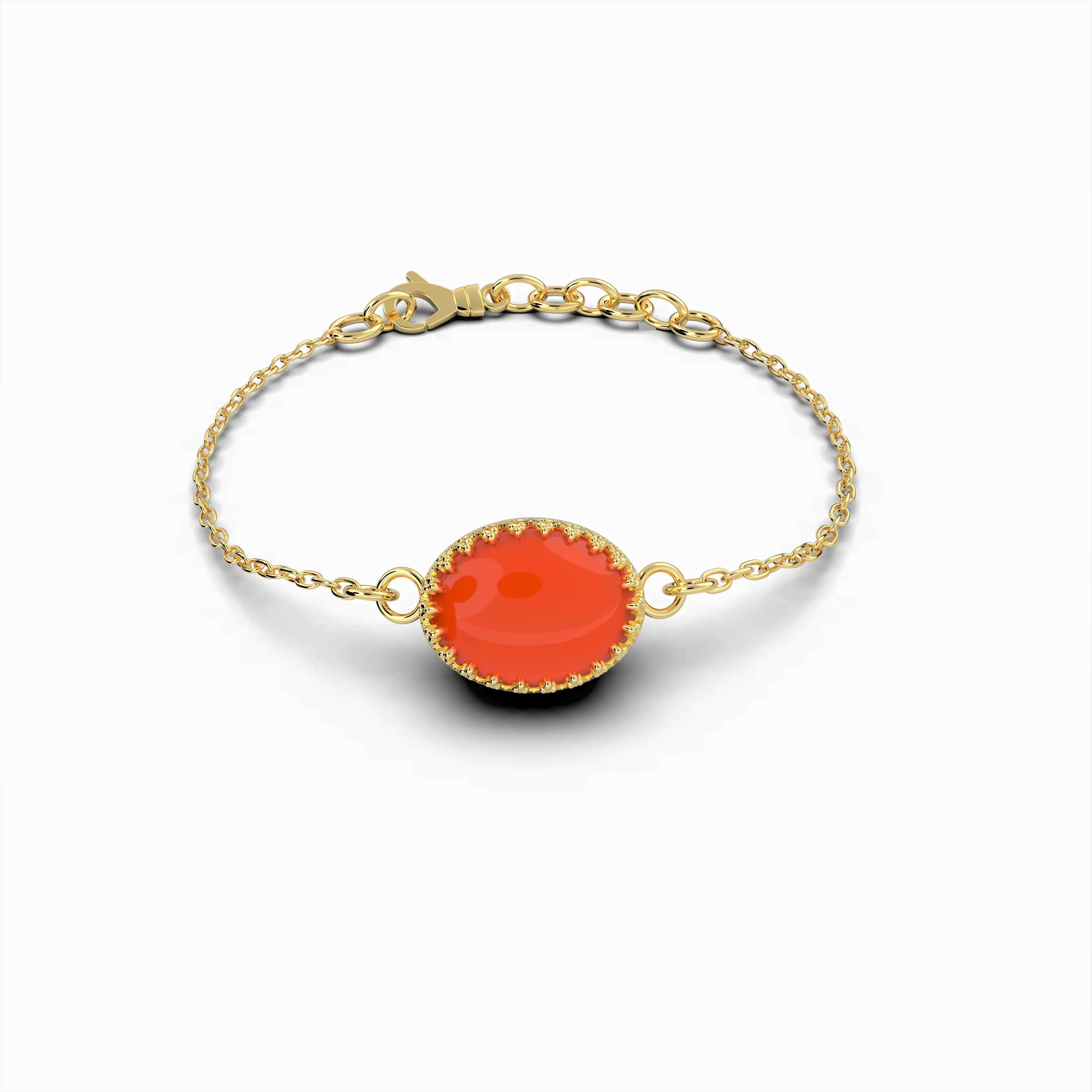 Natural Carnelian Bracelet - Hazel