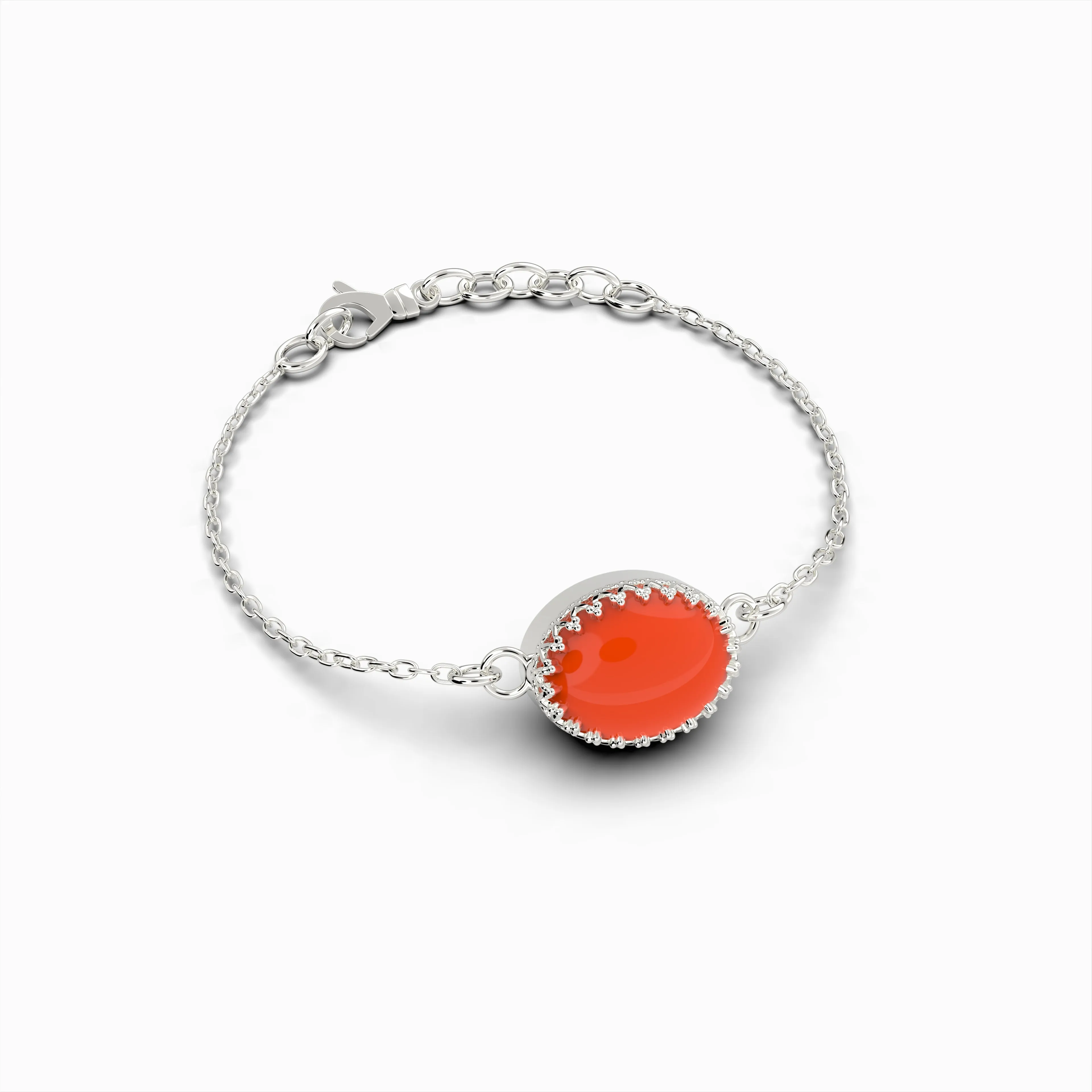 Natural Carnelian Bracelet - Hazel