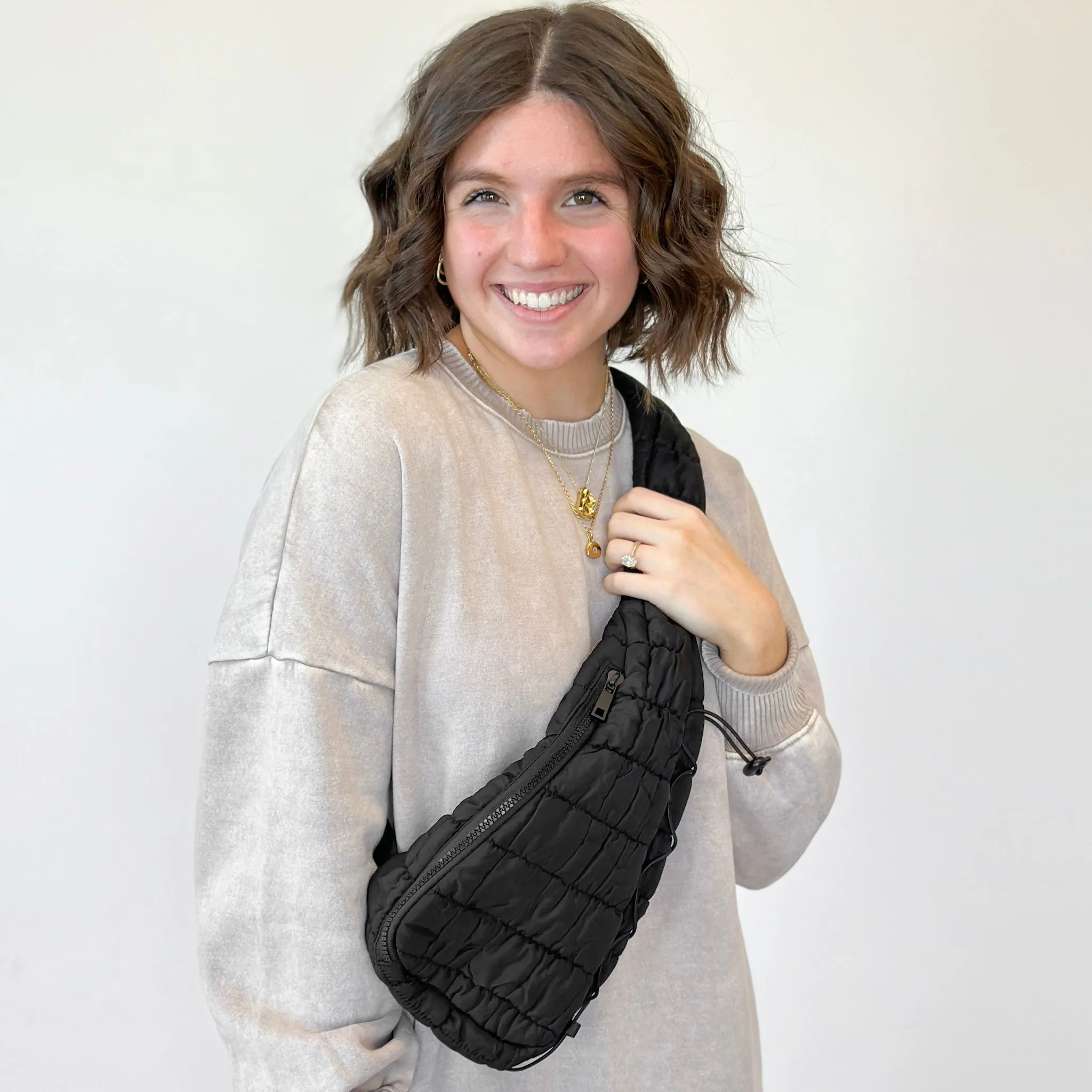 Quilted Sling Bag