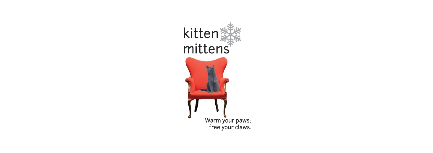 Recycled cocoa brown cashmere Kitten Mittens short