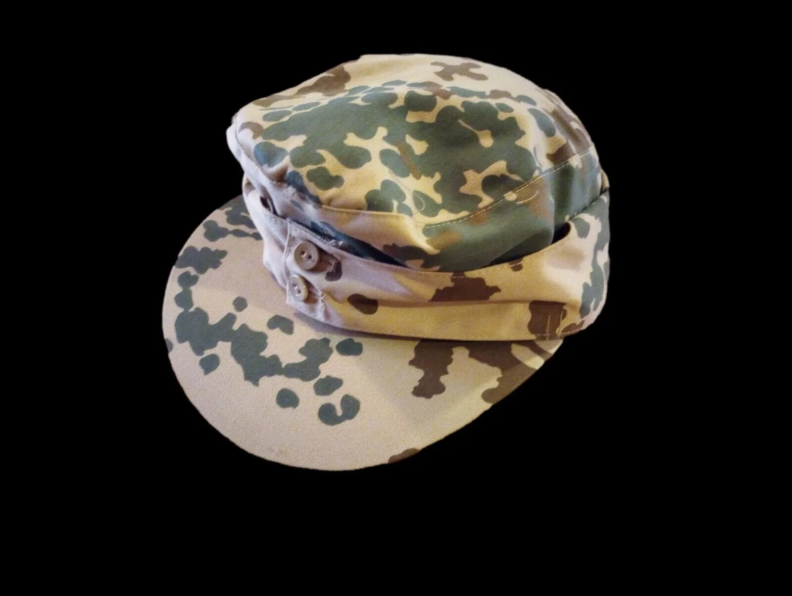 Reproduction German Army M-43 Military Cap Tropentarn Camouflage Tropical Camo