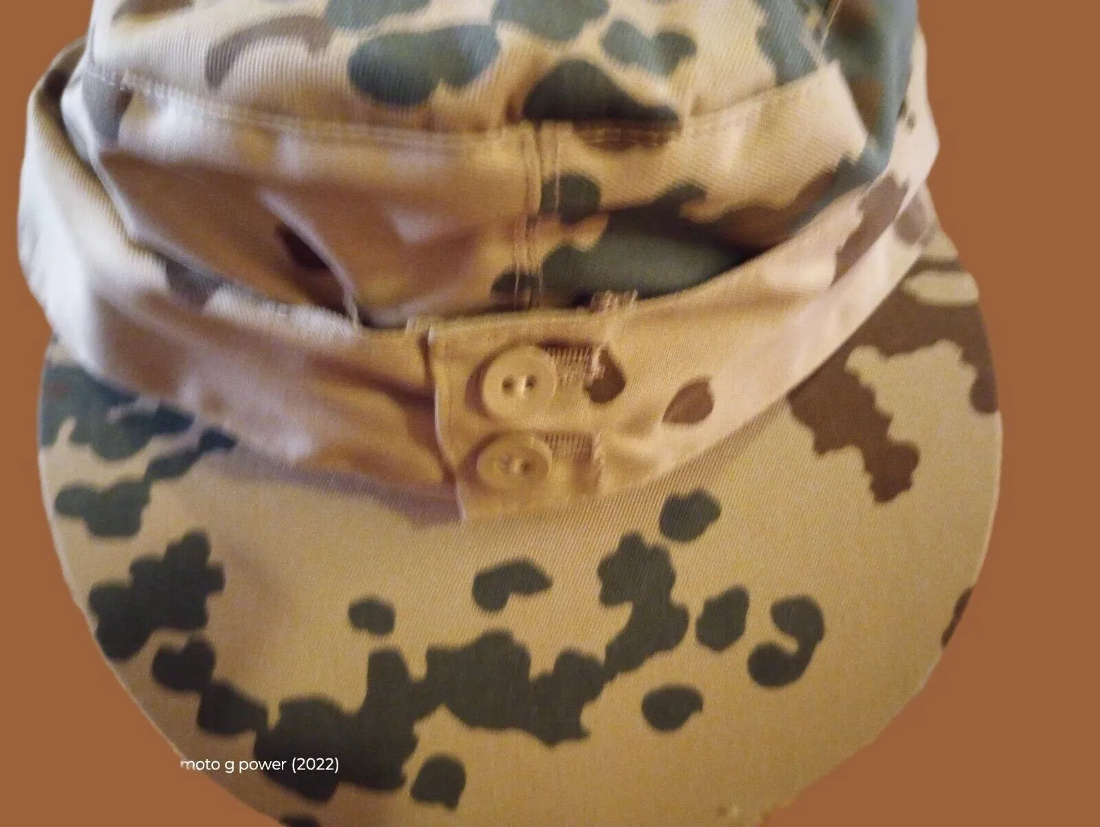 Reproduction German Army M-43 Military Cap Tropentarn Camouflage Tropical Camo
