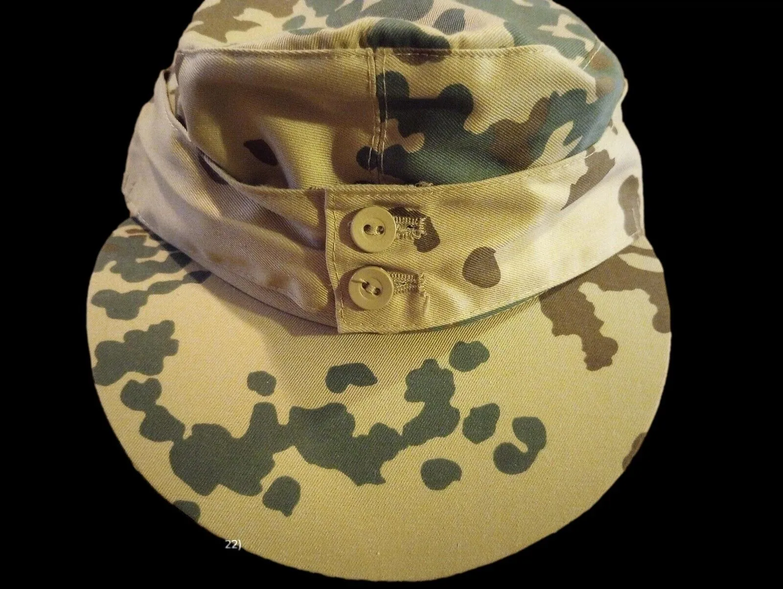 Reproduction German Army M-43 Military Cap Tropentarn Camouflage Tropical Camo