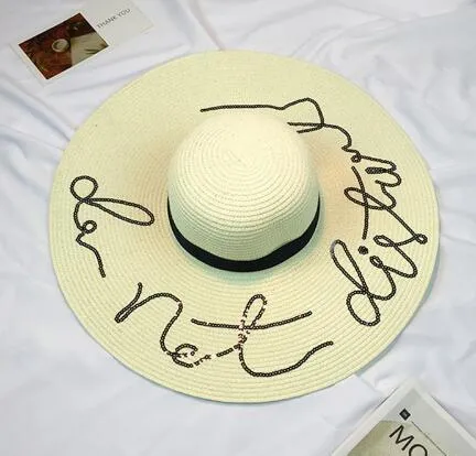 Seioum Summer Large Brim Sun Hats For Women Fashion
