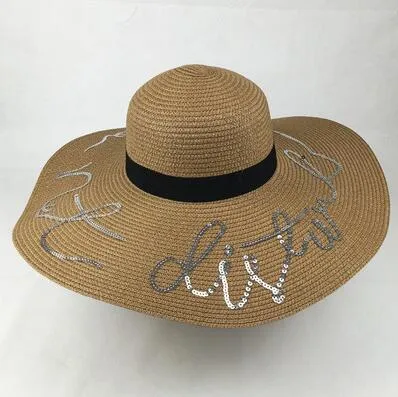 Seioum Summer Large Brim Sun Hats For Women Fashion