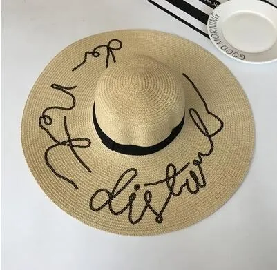 Seioum Summer Large Brim Sun Hats For Women Fashion