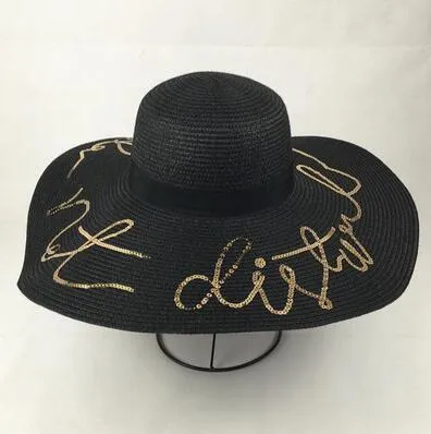 Seioum Summer Large Brim Sun Hats For Women Fashion