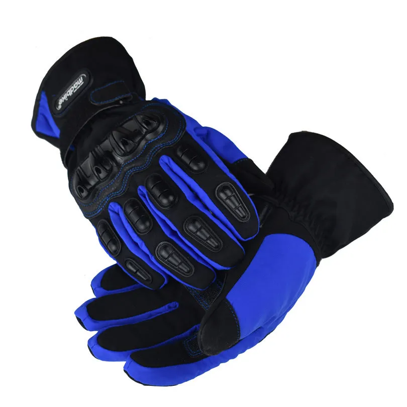 Thermal winter riding gloves