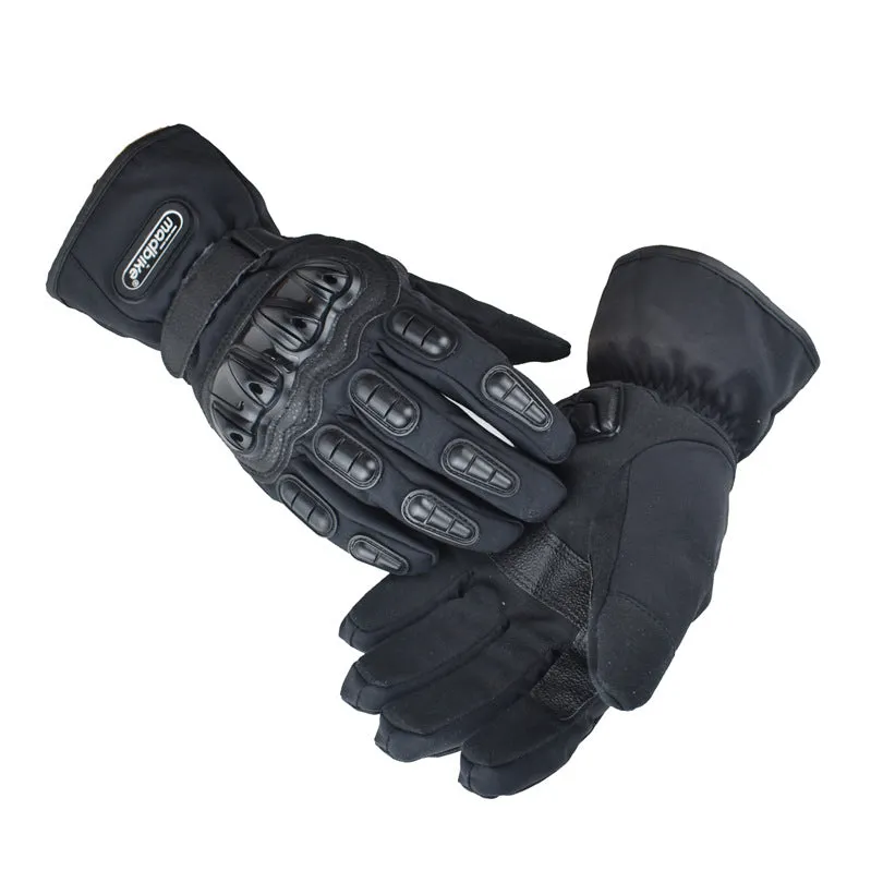 Thermal winter riding gloves