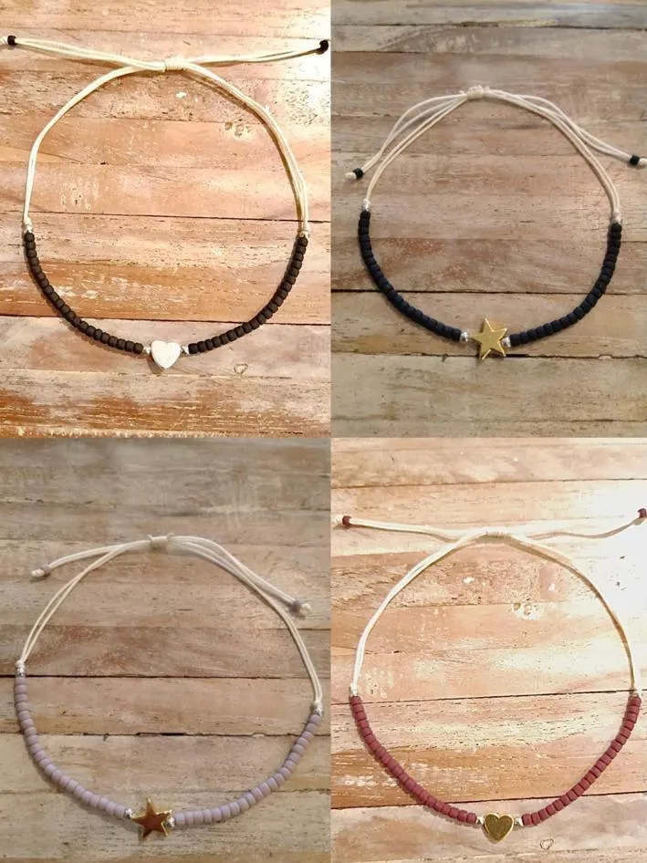 TINY BRACELET STAR/ HEART