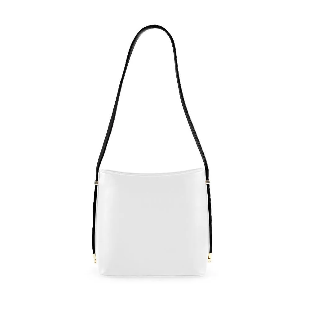 True Blue Colour Block Shoulder Bag - Black/White